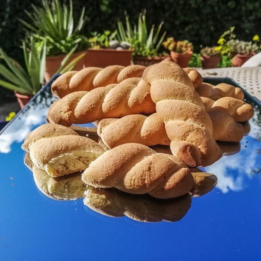 Sizilianische geflochtene Kekse