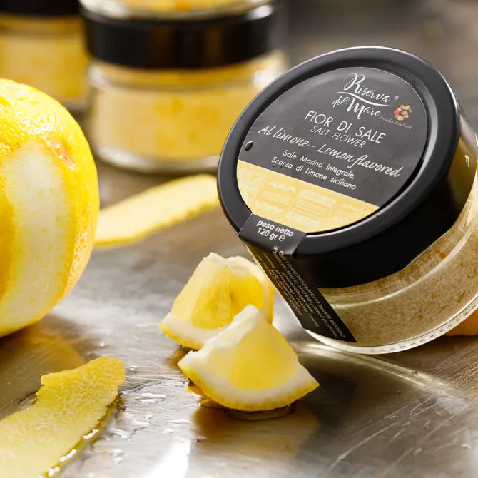 Fior di Sale aromatizzato al limone Presidio Slow Food 120g
