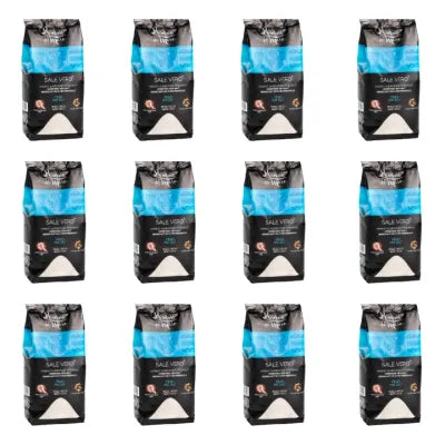 Artisanal whole grain salt, finely ground, Slow Food Presidium, 12-piece box