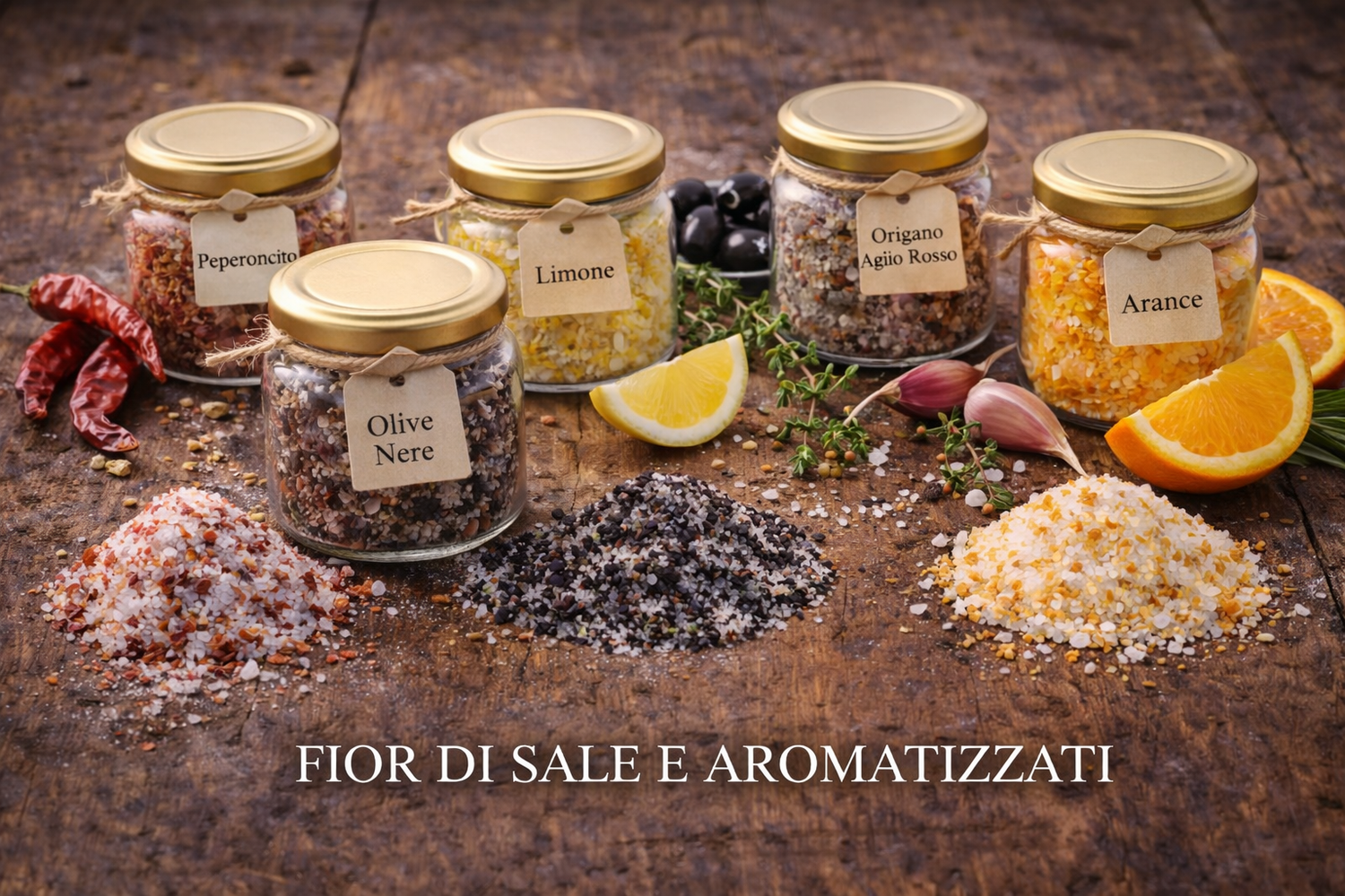Fior di Sale e aromatizzati  Presidio Slow Food
