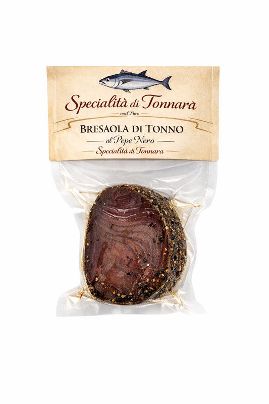 Bresaola di Tonno aromatizzata al Pepe Nero