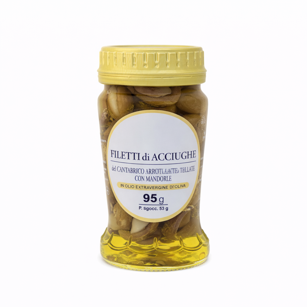 Filetti di Acciughe con Mandorle