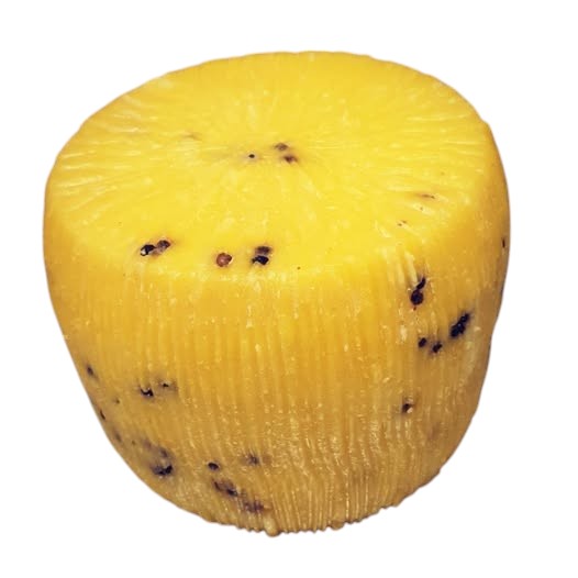 Formaggio Pecorino Primo sale  -al Zafferano con pepe Nero