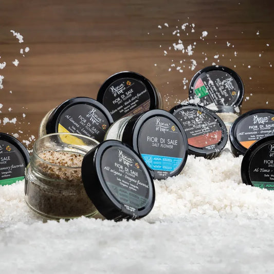 Fior di sale 120g - confezione da 6 pezzi vari aromi