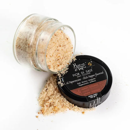 Fior di Sale aromatizzato al peperoncino Presidio Slow Food 120g