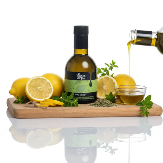 Olio Evo Aromatizzato al Limone e Origano 250 ml