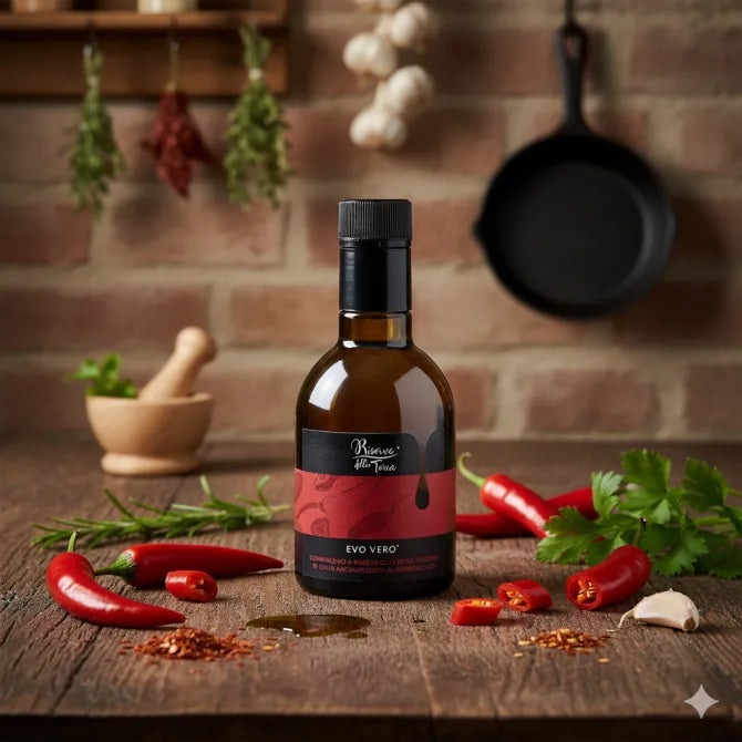Olio Evo Aromatizzato al Peperoncino 250 ml